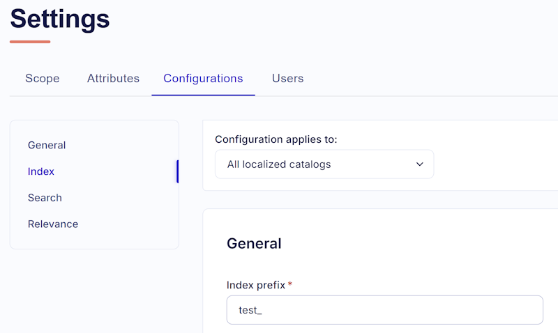 Gally Backoffice Configuration page